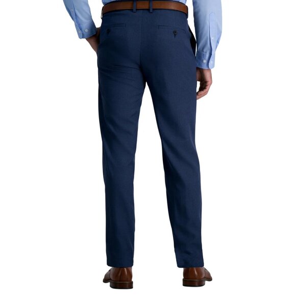 Haggar Men’s Non-Iron Straight Fit Performance Dress Pants Navy, Size 30x30 - Picture 3 of 15